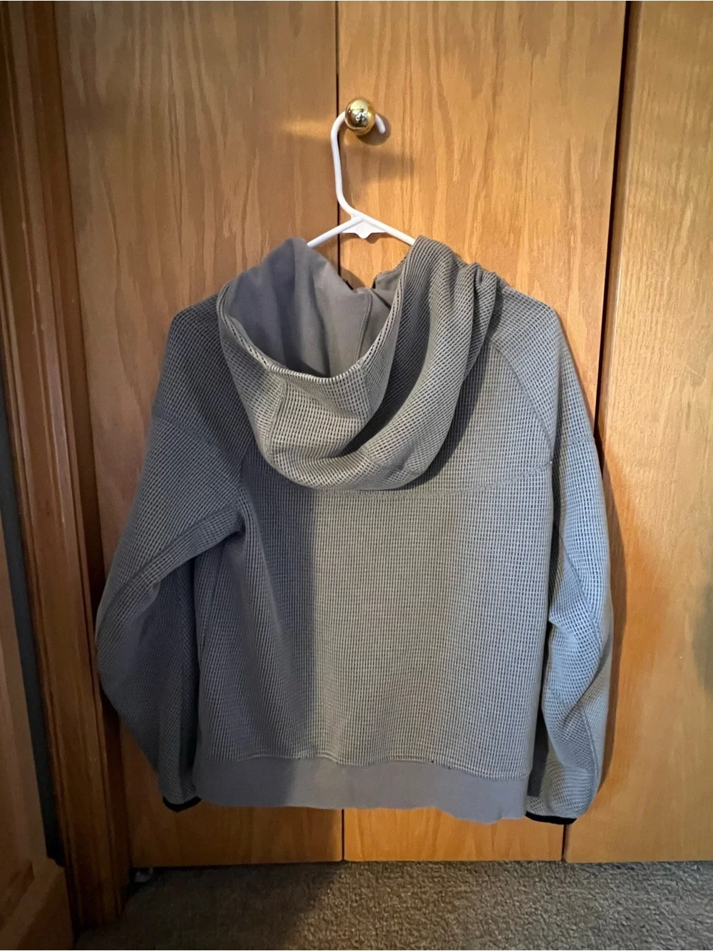 Youth Nike Tech Gray Hooded Full-Zip Jacket